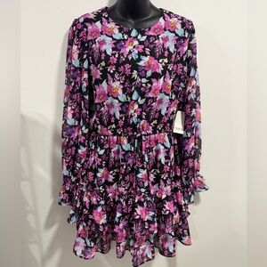 Bar III Floral Flowy Dress